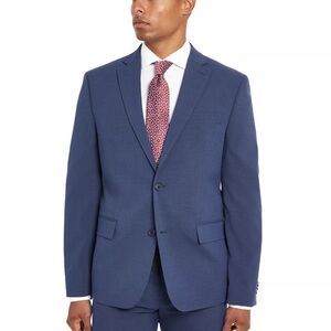 NWT Ben Sherman Men’s Stretch Slim- Fit Navy Blue Suit Jacket Size 38S.
